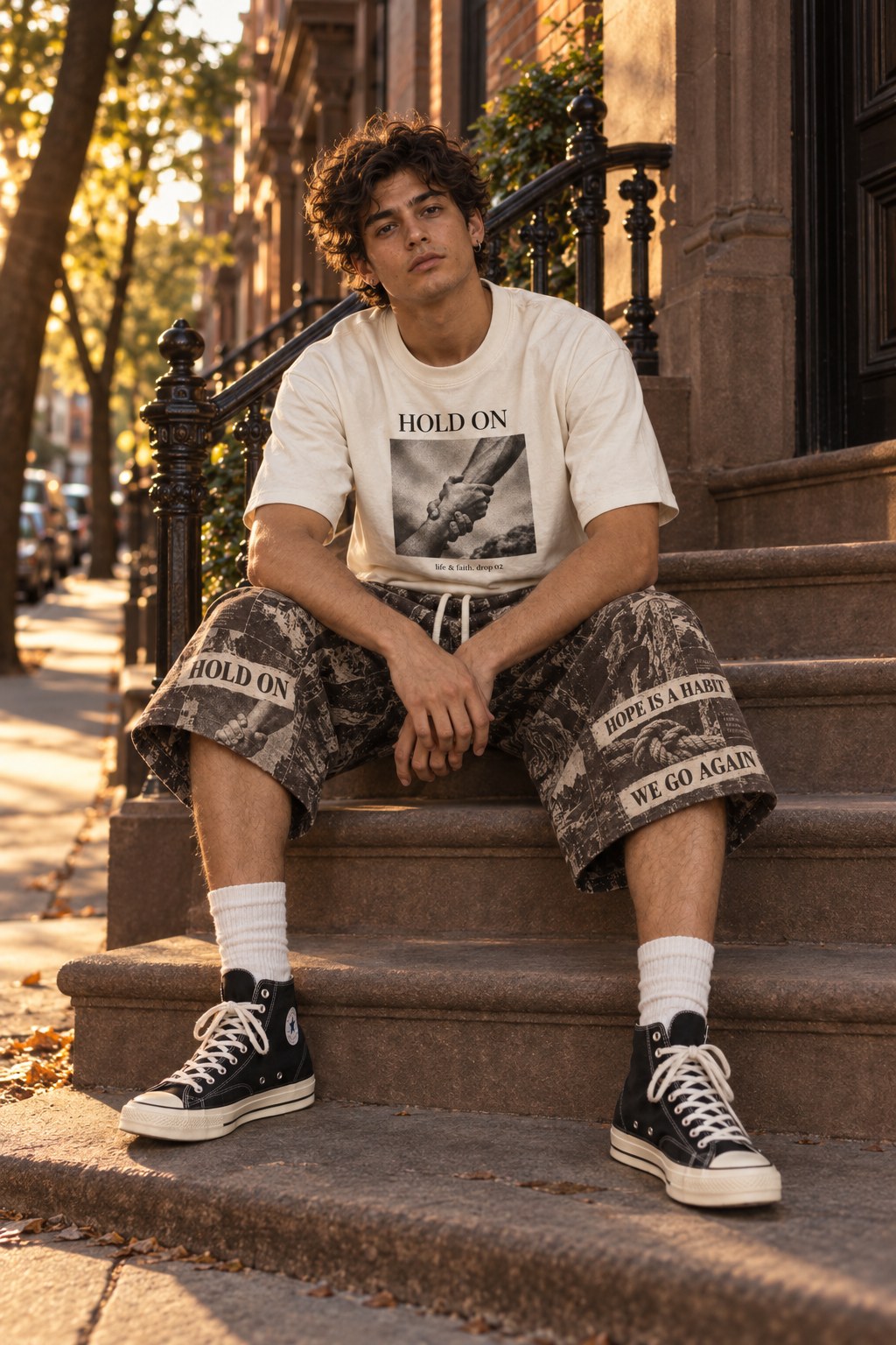 The Hold On Set: Hold On Tee and Long Short, Drop 02