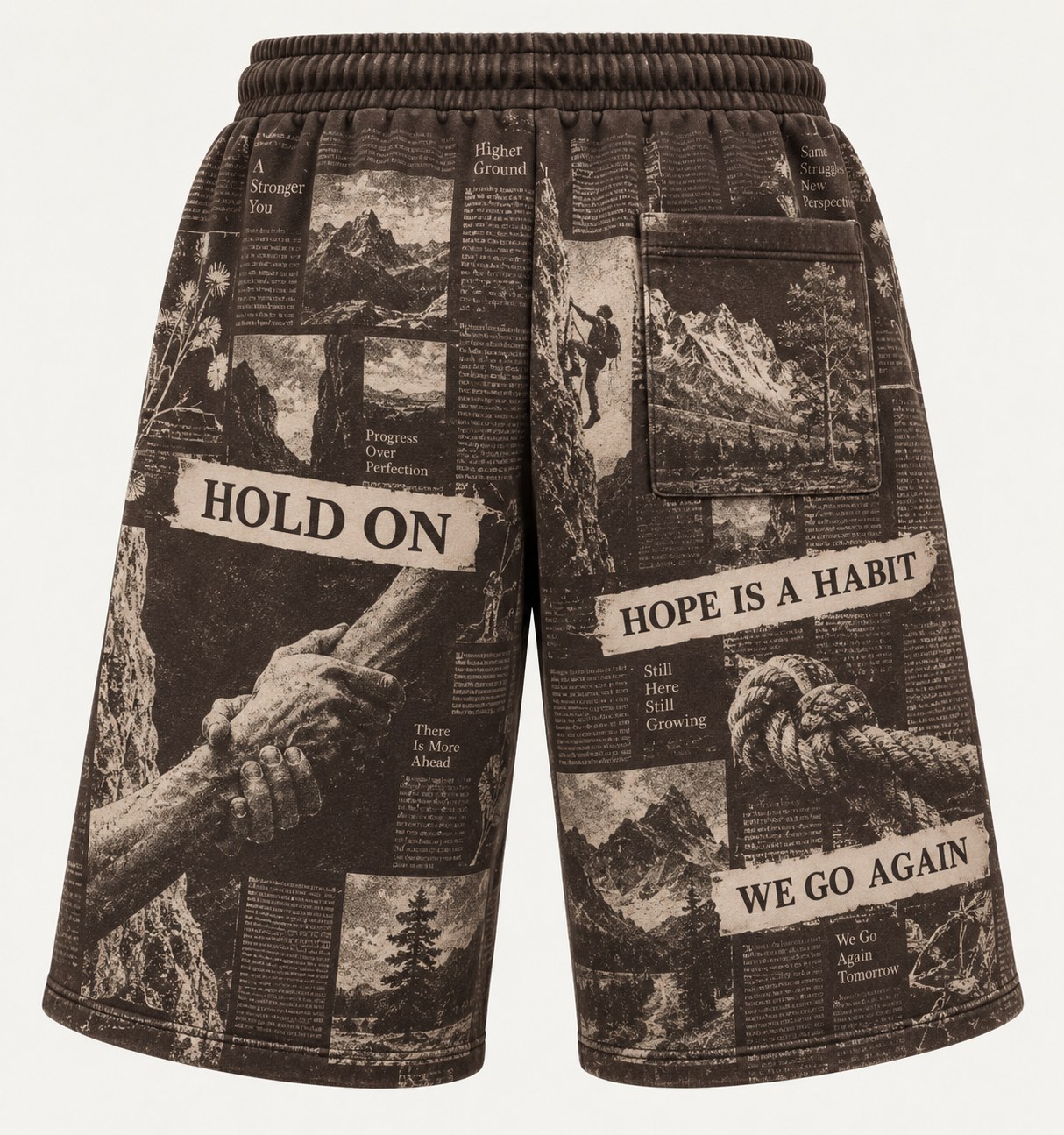 Hold On Long Short back view