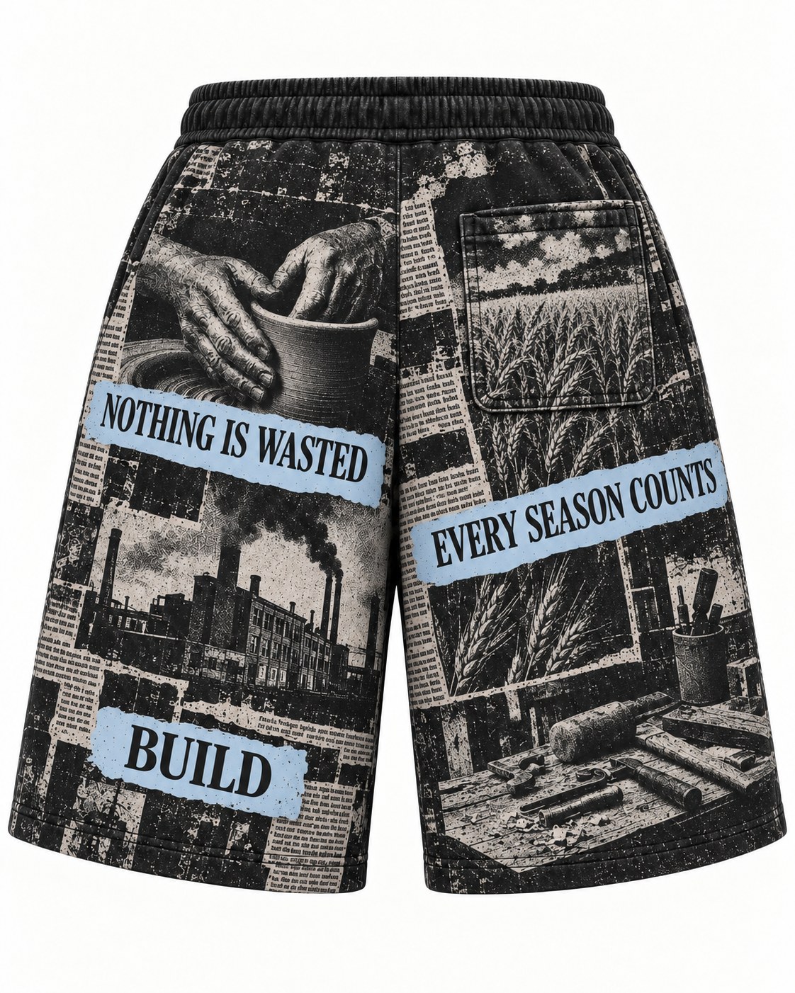 Nothing Wasted Long Short back view