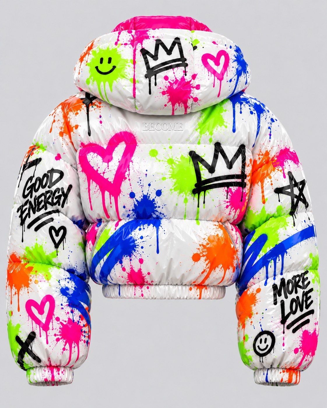 Become Gloss Puffer · Good Energy back view