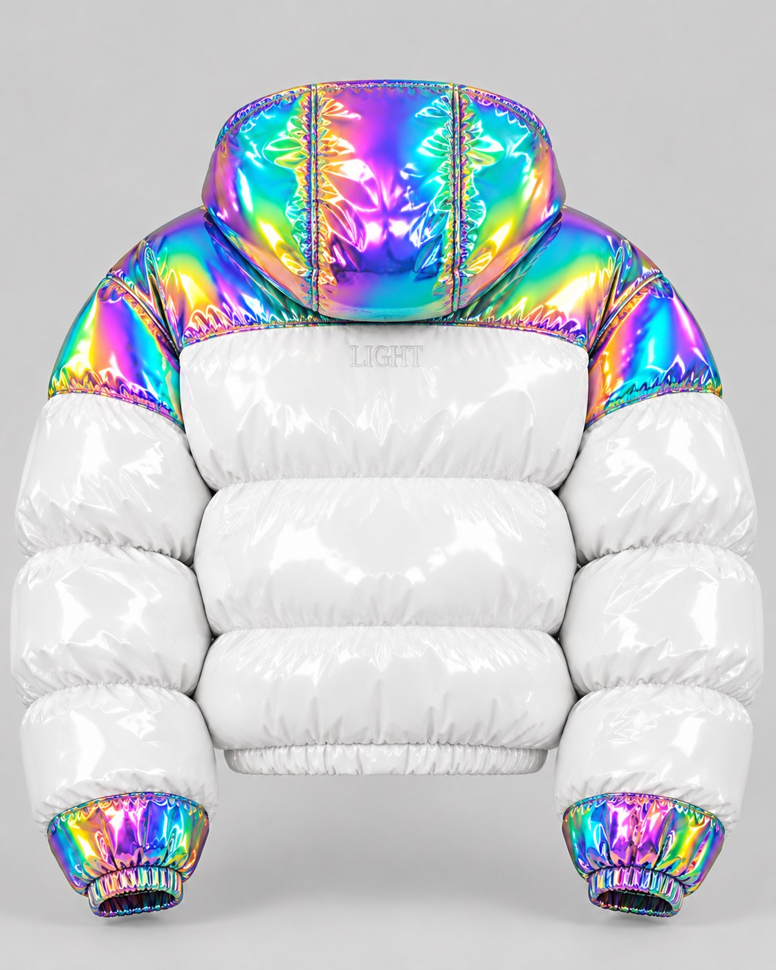 Light Gloss Puffer · Pearl back view