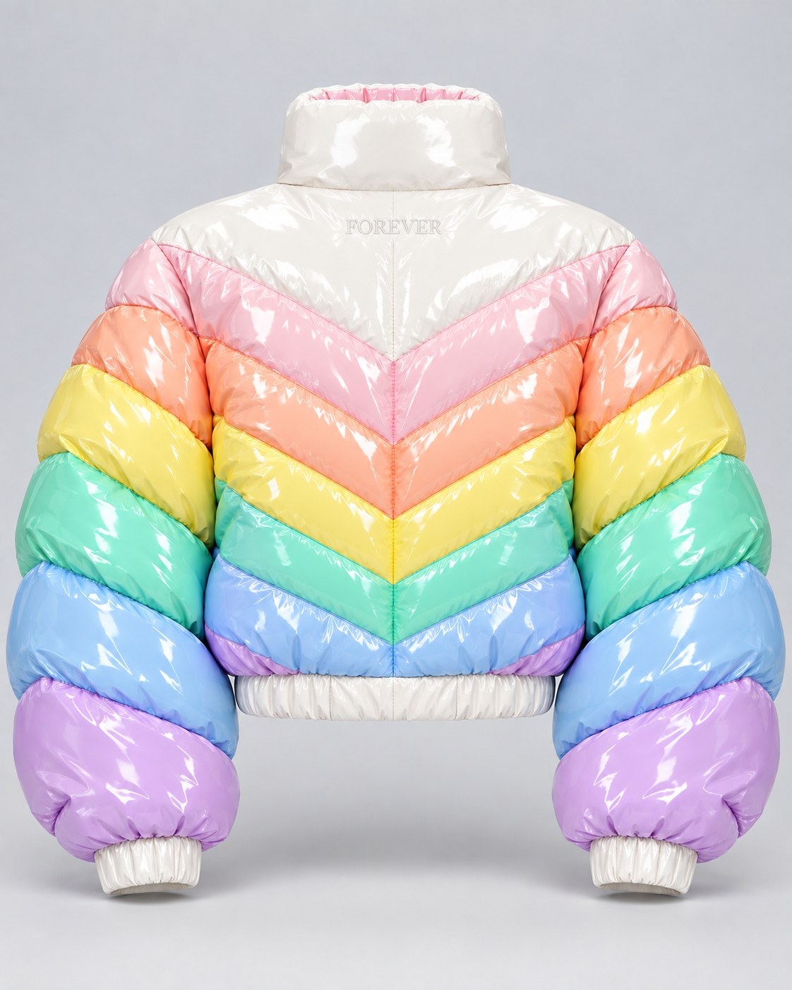 Forever Gloss Puffer · Collar back view