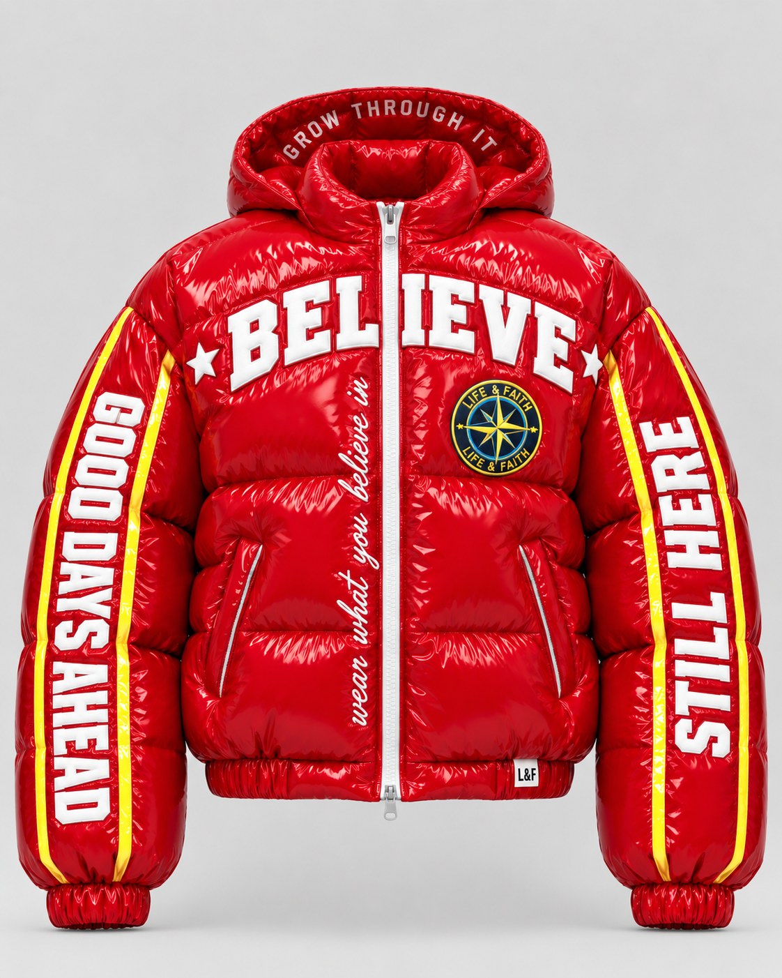 Believe Gloss Puffer reversed view