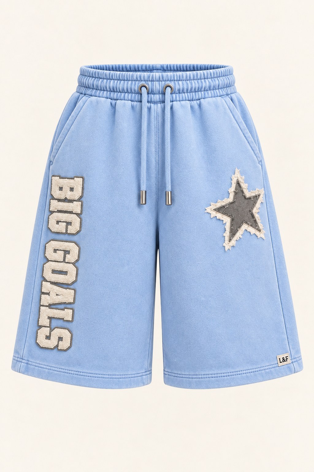 Dreamer Sweat Short in Baby Blue