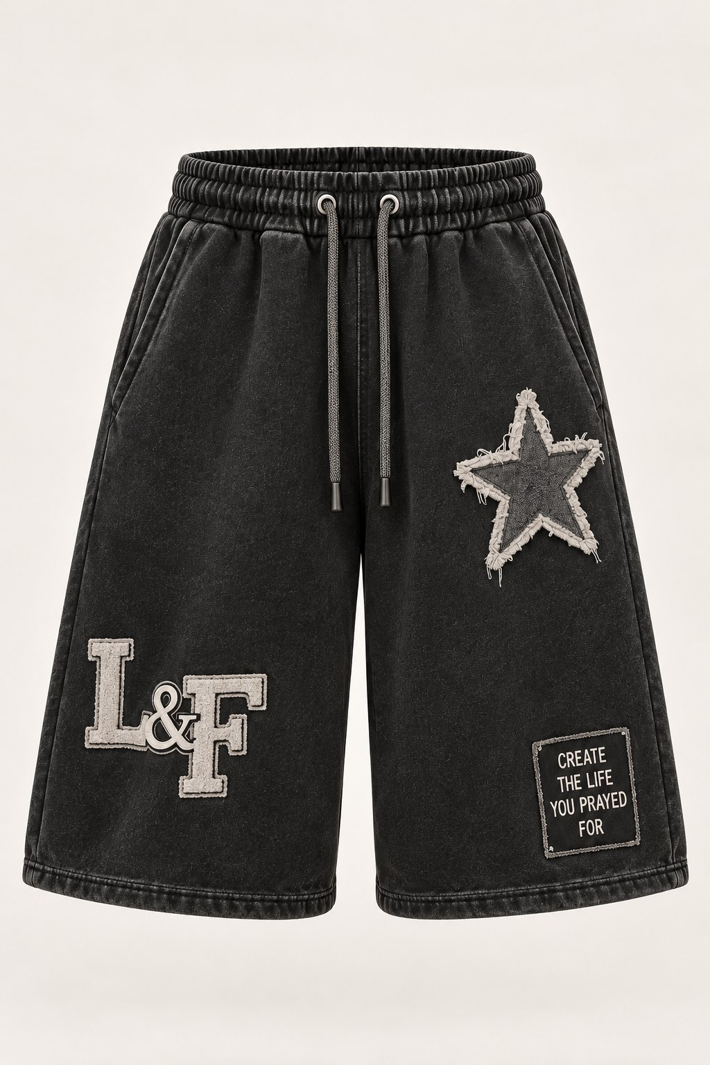 Legacy Sweat Short · Teen in Vintage Black