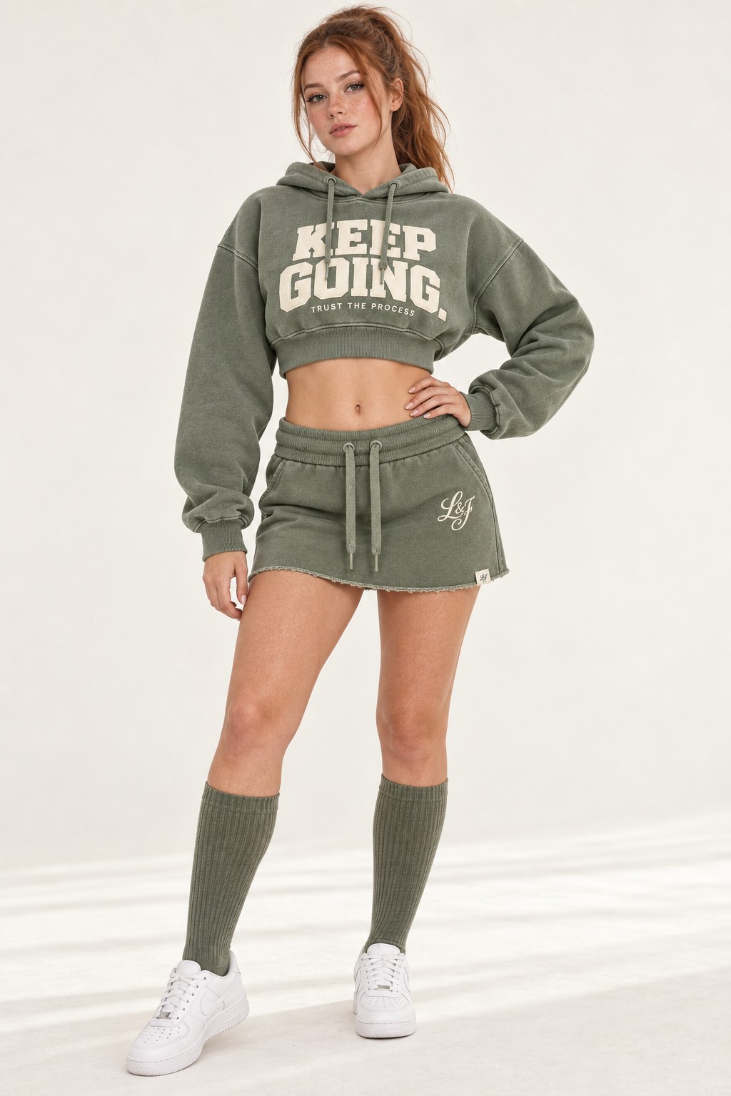 Forward girls teen set in Sage