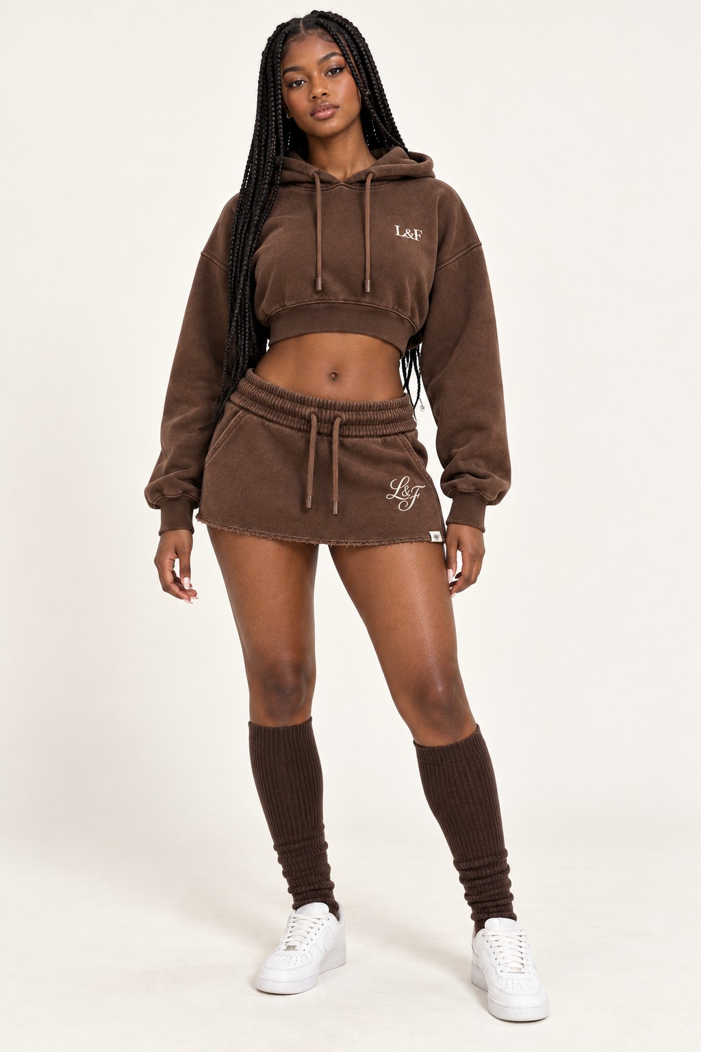 Together girls teen set in Chocolate