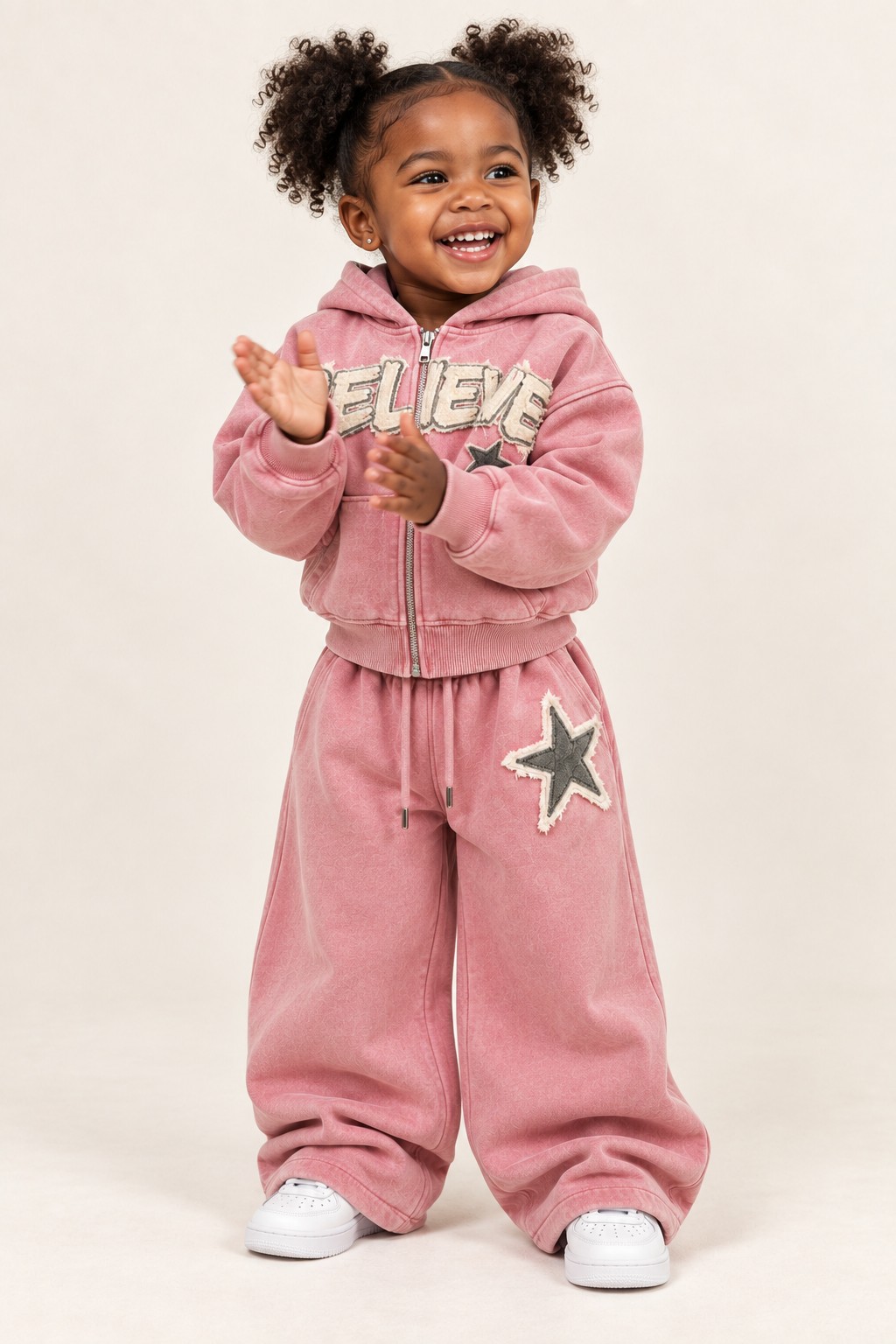 Believe Set · Toddler in Washed Rose