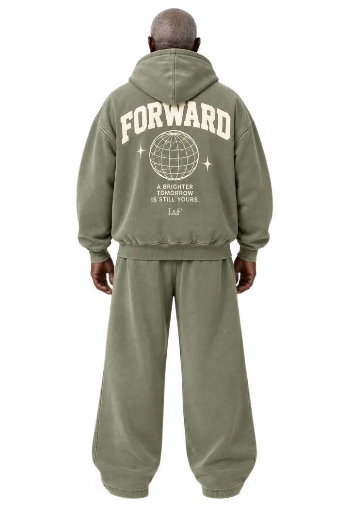 The Forward Set worn, 180°