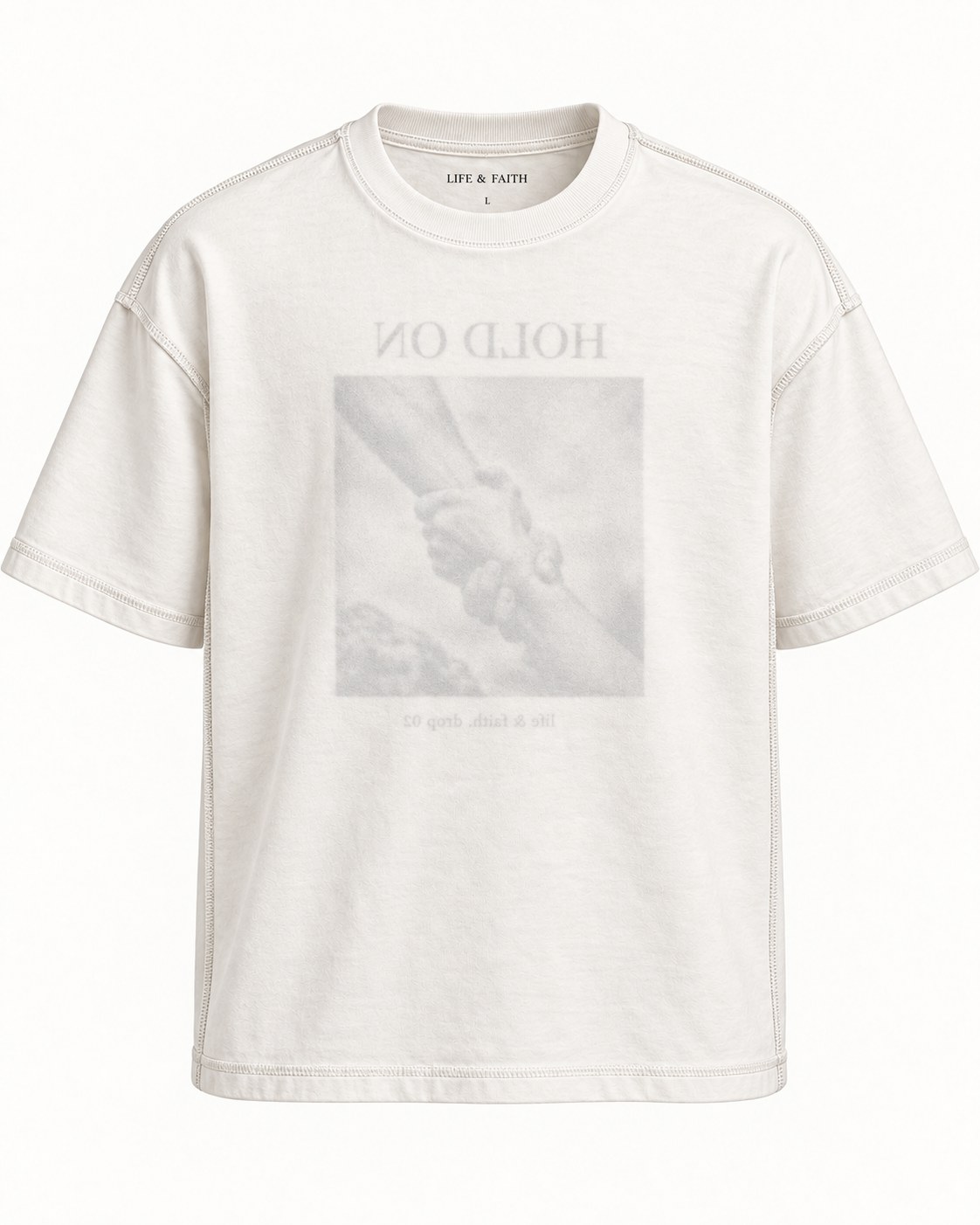 Hold On Tee inside view