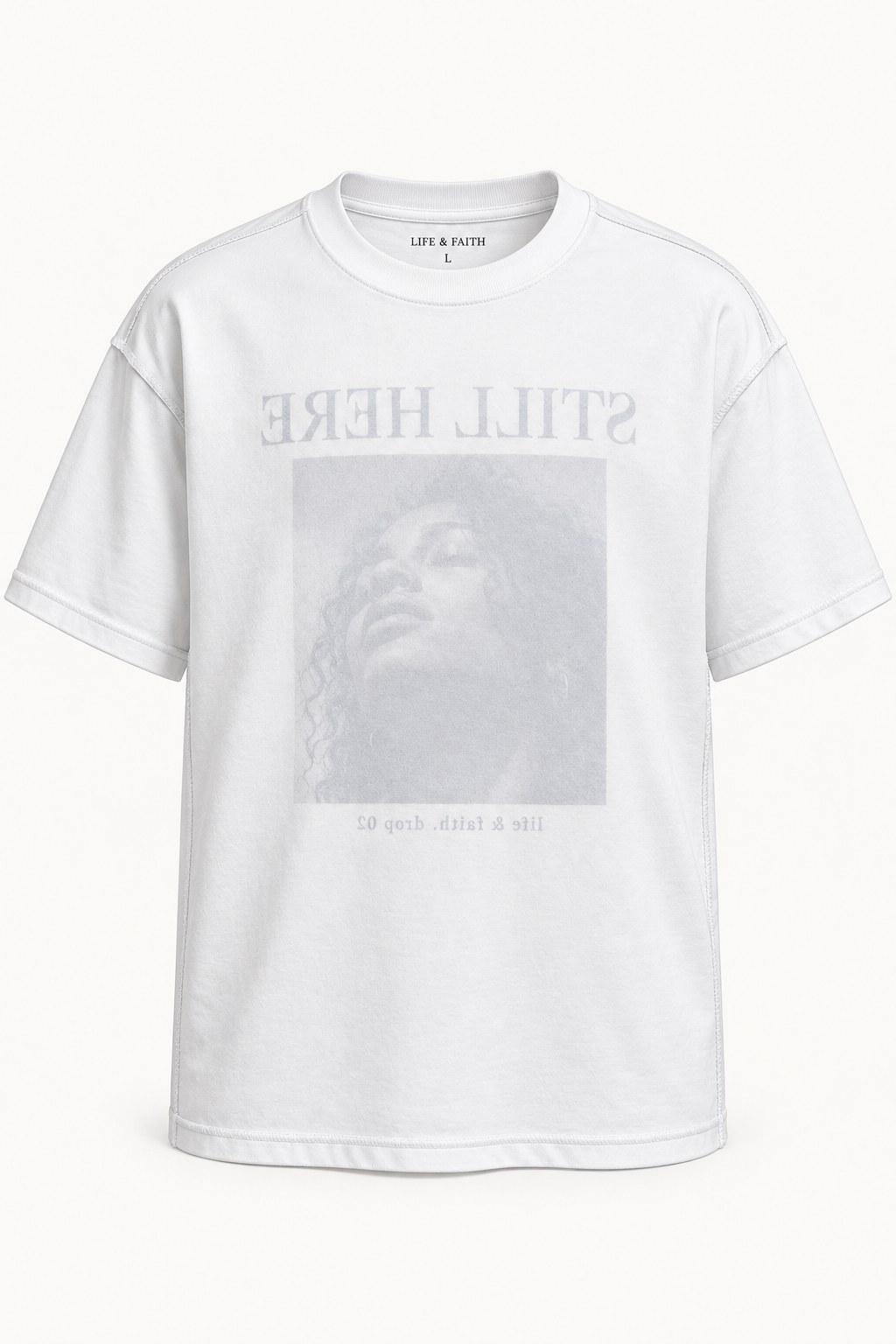 Still Here Tee inside view