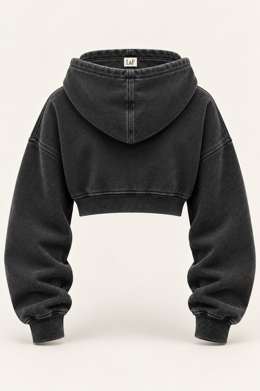 Believe Ultra-Crop Hoodie · Girls Teen back view