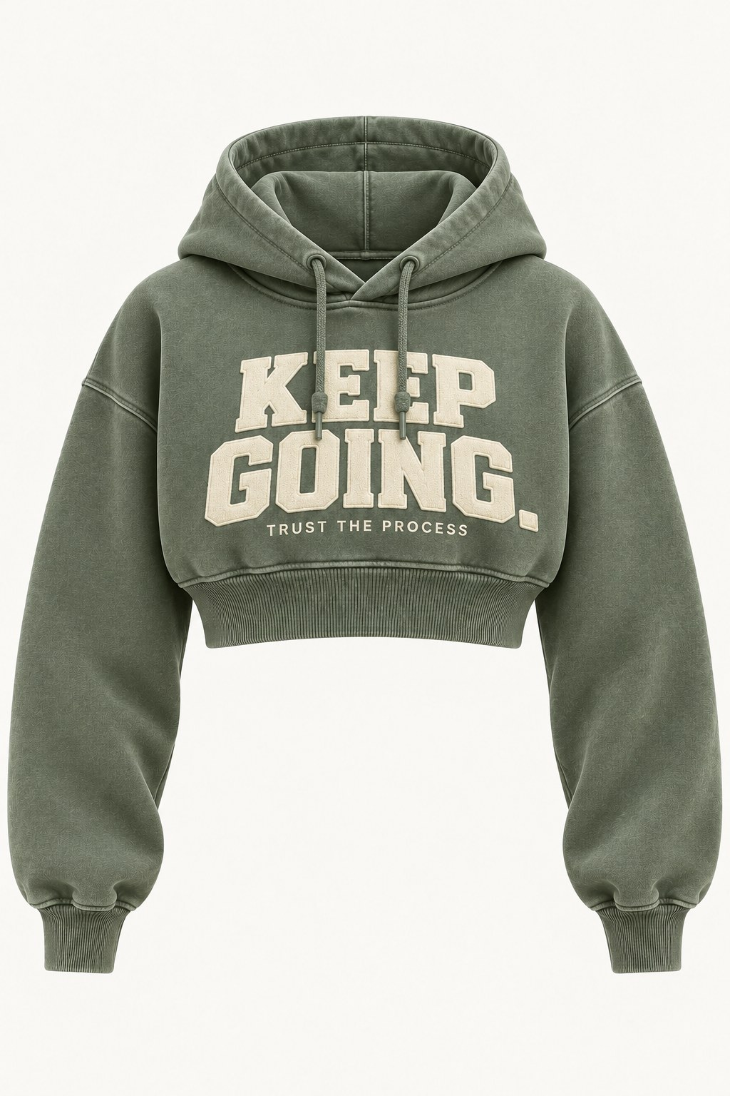 Forward ultra-crop hoodie in Sage